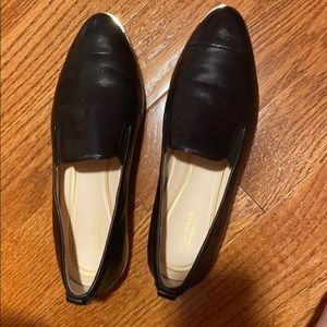 Cole Haan black slip on shoes